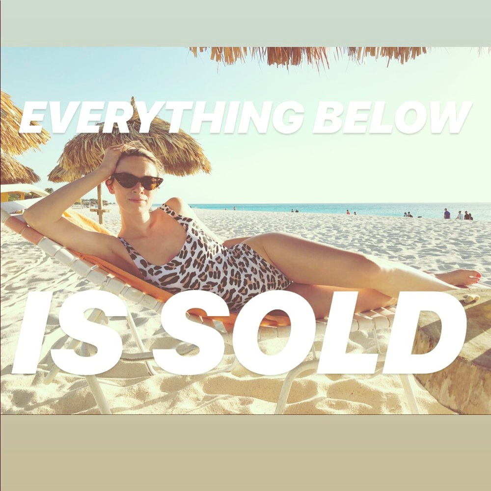 Everything below is SOLD!